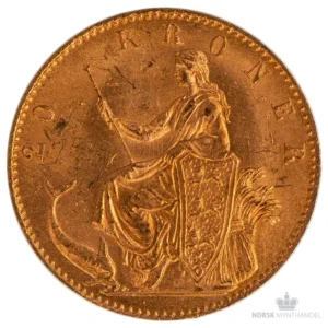 1900 Danmark 20 Kroner 8,06 gram Gull Kv 01 M/Kapsel & Garantibevis