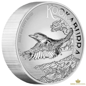 2026 Australia 5 oz Sølvmynt Kookaburra Incused M/Etui & COA