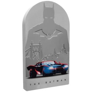 2022 Niue 1 oz Sølv Batman™ Movie - Batmobile™ Antique M/Etui & COA