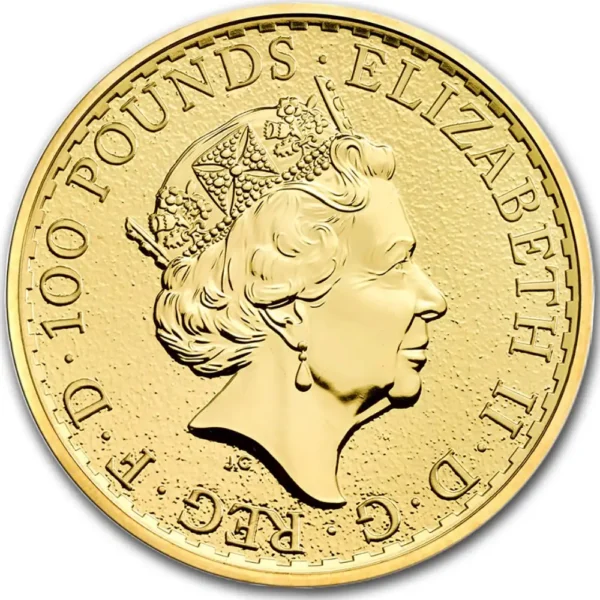 2017 Storbritannia 1 oz Gull Britannia BU M/Air-tite kapsel - Bilde 2
