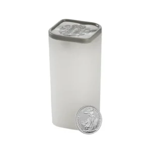 2026 Storbritannia 1/10 oz Sølvmynter Britannia BU i Tube (1,6 oz)