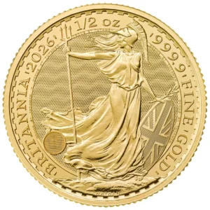 2026 Storbritannia 1/2 oz Gull Britannia BU "Sealed"