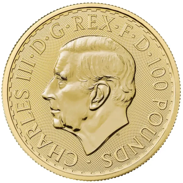 2026 Storbritannia 1 oz Gull Britannia BU M/Air-tite kapsel - Bilde 2