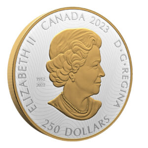 2023 Canada 1 Kilo Sølv Raven Brings the Light Gullforgylt Proof M/Etui & COA