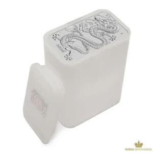 2026 Australia 1 oz Sølvmynter Dragon Coinbar BU i Tube (20 oz)