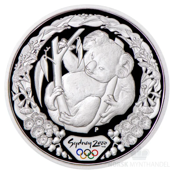 2000 Australia 1 oz Sølv Sydney - Koala Proof M/Kapsel