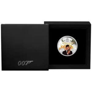 2023 Tuvalu 1 oz Sølv James Bond 007 Live and Let Die - 50 Years Farget Proof M/Etui & COA