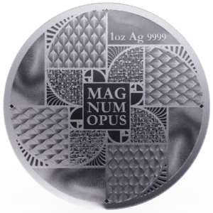 2023 Niue 1 oz Sølv Magnum Opus BU M/Kapsel