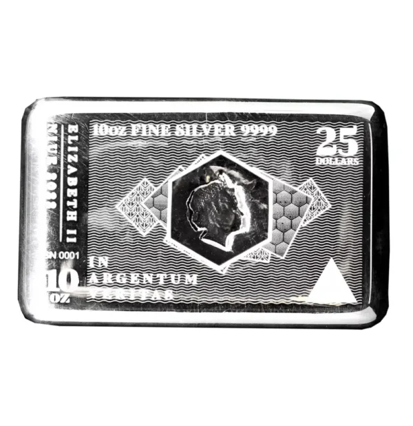 2022 Niue 10 oz Sølvbarre Coinbar Forseglet