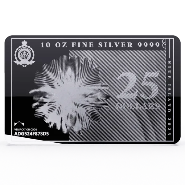 2023 Niue 10 oz Sølvbarre Coinbar BU Forseglet