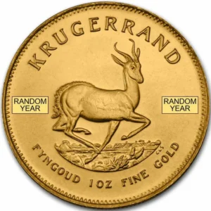 XXXX Sør-Afrika 1 oz Gullmynt Krugerrand Anmerkning M/Air-tite kapsel