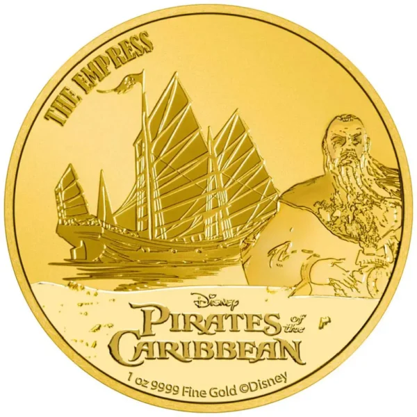 2021 Niue 1 oz Gull Pirates Of The Caribbean - The Empress BU M/Kapsel