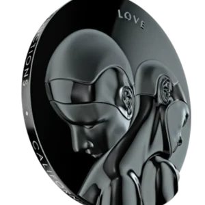 2021 Tokelau 3 oz Sølv Robots Love V.2 - The Next Evolution PR Obsidian Black Proof M/Etui & COA