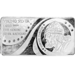 2023 Niue 1 Kilo Sølv 80$ Viking Myntbarre Forseglet