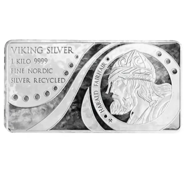 2023 Niue 1 Kilo Sølv 80$ Viking Myntbarre Forseglet