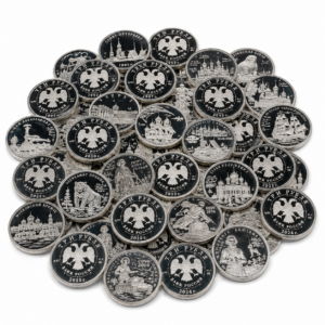 XXXX Russland 1 oz sølvmynt "Tilfeldig Motiv" Anmerkning