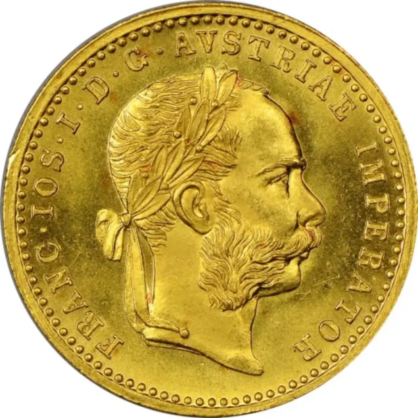 1914 Østerrike 3,44 Gram Gull 1 Ducat AU M/Air-tite kapsel - Bilde 2