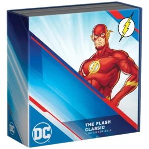 2022 Niue 1 oz Sølv "Classic Superheroes - The Flash™" Proof M/Etui & COA