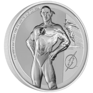 2022 Niue 1 oz Sølv "Classic Superheroes - The Flash™" Proof M/Etui & COA