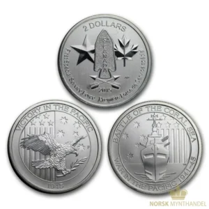 XXXX Mixed 1/2 oz Sølvmynt Random Mint Anmerkning