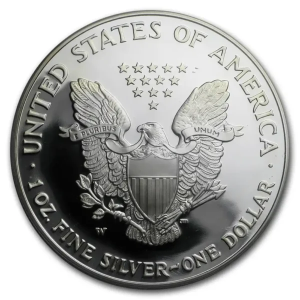2006-W USA 1 oz Sølv American Silver Eagle Proof M/Fab12 kapsel - Bilde 2