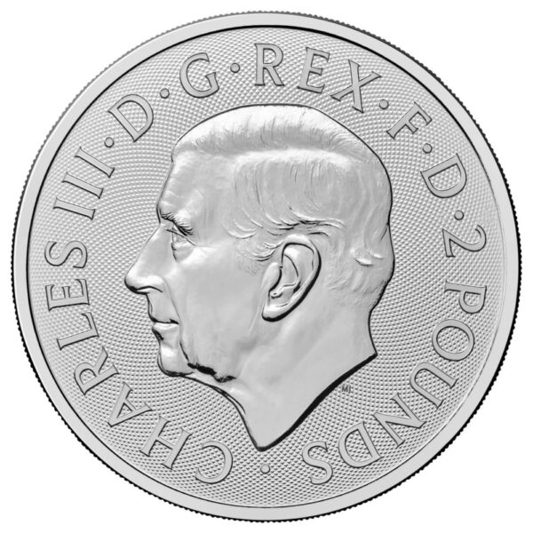 2025 Storbritannia 1 oz Sølv British Lion BU - Bilde 2