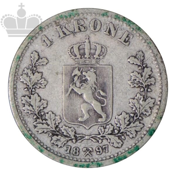 1897 Norge 1 Krone Kv 1