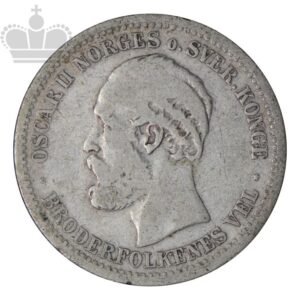 1897 Norge 1 Krone Kv 1